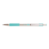 Zebra Golyóstoll 0,7mm, pasztell zöld test, Zebra F-301, írásszín kék