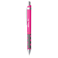 Rotring Golyóstoll neonpink test, Rotring Tikky III, írásszín kék
