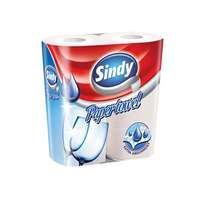 Sindy Háztartási papírtörlő kéztörlő 2 rétegű 2 tekercs/csomag Sindy fehér