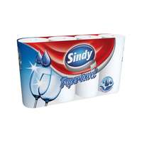 Sindy Háztartási papírtörlő kéztörlő 2 rétegű 4 tekercs/csomag Sindy fehér