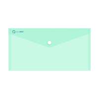 Bluering Irattartó tasak DL `csekk` patentos PP Bluering® transzparens zöld