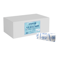 Paperdi Kéztörlő 2 rétegű Z hajtogatású 100 % cellulóz 200 lap/csomag 15 csomag/karton Paperdi_AZ.816/3000 fehér