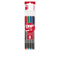 Ico Alkoholos marker készlet, B OHP Ico 10 db/doboz, 4 klf.szín