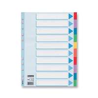 Esselte Regiszter műanyag A4, Maxi 10 részes Esselte