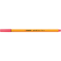 Stabilo Rostirón, tűfilc 0,4mm, STABILO Point 88 neon piros