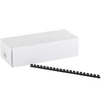 Bluering Spirál műanyag 12mm, 100 db/doboz, Bluering®, fekete