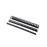 Fellowes Spirál, műanyag, 6mm, 10-20lap, 100 db/doboz, Fellowes® fekete