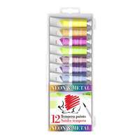 Ico Tempera színes 12x12ml, Süni Ico 12 neon színek