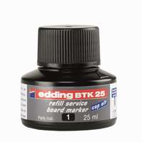 EDDING Tinta utántöltő táblamarkerhez 25ml, Edding BTK25 fekete