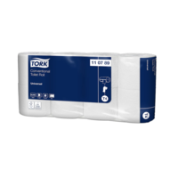 Tork Toalettpapír 2 rétegű kistekercses 250 lap/30 m/tekercs 8 tekercs/csomag T4 Universal Tork_110789 fehér
