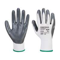 Egyéb Védőkesztyű PU tenyérmártással nylon méret: S szín: szürke-fehér A310 Portwest