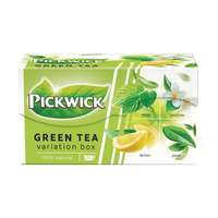 Pickwick Zöld tea 20 filter/doboz 37,5 g Pickwick Zöld tea variációk borsmenta/jázmin/citrom/natúr