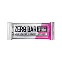BIOTECH USA Fehérjeszelet, gluténmentes, 50g, BIOTECH USA "Zero Bar", csokoládé-marcipán