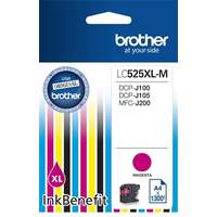 BROTHER LC525XLM Tintapatron DCP-J100, J105 nyomtatóhoz, BROTHER, magenta, 1300 oldal