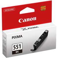 CANON CLI-551B Fotópatron Pixma iP7250, MG5450 nyomtatókhoz, CANON, fekete, 7ml