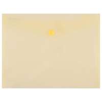 DONAU Irattartó tasak, A5, PP, patentos, DONAU, sárga