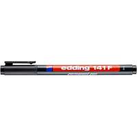 EDDING Alkoholos marker, OHP, 0,6 mm, EDDING "141 F", fekete
