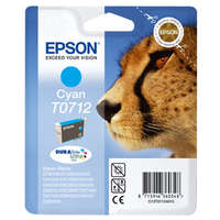 EPSON T07124011 Tintapatron Stylus D78, D92, D120 nyomtatókhoz, EPSON, cián, 5,5ml
