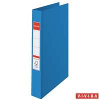 ESSELTE Gyűrűs könyv, 2 gyűrű, 42 mm, A4, PP, ESSELTE "Standard", Vivida kék