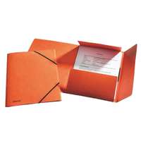 ESSELTE Gumis mappa, 15 mm, prespán, A4, ESSELTE "Rainbow", narancssárga