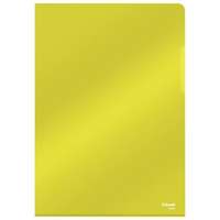ESSELTE Genotherm, "L", A4, 150 mikron, víztiszta felület, ESSELTE "Luxus", sárga