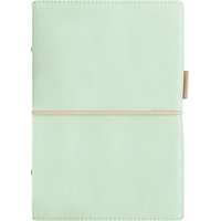 FILOFAX Kalendárium, gyűrűs, betétlapokkal, pocket méret, FILOFAX, "Domino" Soft", pasztellzöld