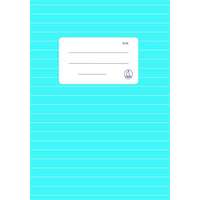 FŰZFŐI Füzet, tűzött, A5, vonalas, 32 lap, 3. osztály, FŰZFŐI Harmónia "12-32"