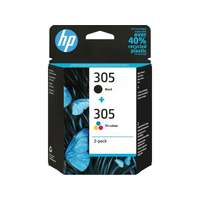 HP 6ZD17AE Tintapatron multipack Deskjet 2320,2710, 4120 nyomtatókhoz, HP 305, fekete, színes, 120+100 oldal
