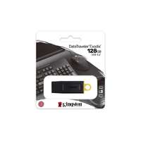 KINGSTON Pendrive, 128GB, USB 3.2, KINGSTON "DataTraveler Exodia", fekete-sárga