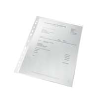 LEITZ Genotherm, felül és belső oldalon nyitott, A4, PP, 140 mikron, narancsos felület, LEITZ "Recycle"