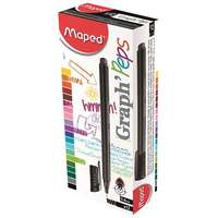 MAPED Tűfilc, 0,4 mm, MAPED "Graph`Peps", fekete