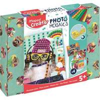 MAPED CREATIV Mozaikos képkészítő készlet, MAPED CREATIV, "Cool Animals", menő állatok