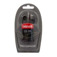 MAXELL Fülhallgató, MAXELL "Ear Buds 98", fekete