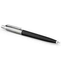 PARKER Golyóstoll, 0,7 mm, ezüst színű klip, fekete tolltest, PARKER "Royal Jotter Originals", kék