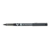 PILOT Rollertoll, 0,3 mm, tűhegyű, kupakos, PILOT "Hi-Tecpoint V5", fekete