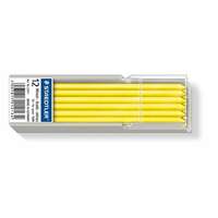 STAEDTLER Jelölőkréta hegy, mindenre író, lemosható (omnichrom), STAEDTLER "Lumocolor 218", sárga