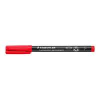 STAEDTLER Alkoholos marker, OHP, 0,6 mm, STAEDTLER "Lumocolor® 318 F", piros