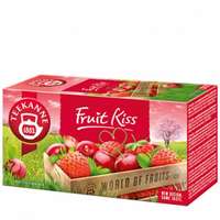 TEEKANNE Gyümölcstea, 20x2,5 g, TEEKANNE "Fruit kiss", eper-meggy