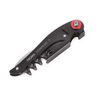 TROIKA Bornyitó szett, kés, vákuumozó dugó, TROIKA, fekete-piros