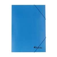 VICTORIA OFFICE Gumis mappa, karton, A4, VICTORIA OFFICE, kék