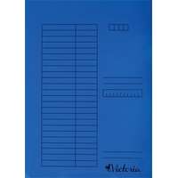 VICTORIA OFFICE Gyorsfűző, karton, A4, VICTORIA OFFICE, kék