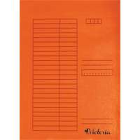 VICTORIA OFFICE Pólyás dosszié, karton, A4, VICTORIA OFFICE, narancs