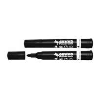 VICTORIA OFFICE Alkoholos marker, 1-3 mm, kúpos, VICTORIA OFFICE, "Gekko", fekete