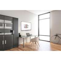 VICTORIA VISUAL Fehértábla, mágneses, 100x150 cm, alumínium keret, VICTORIA VISUAL