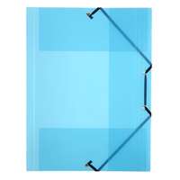 VIQUEL Gumis mappa, 15 mm, PP, A4, VIQUEL "Propyglass", kék