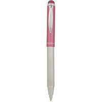 ZEBRA Golyóstoll, 0,24 mm, teleszkópos, rozsdamentes acél, pink tolltest, ZEBRA "Telescopic Metal Stylus", kék