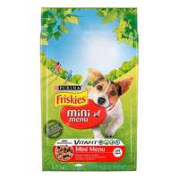 FRISKIES Állateledel száraz PURINA Friskies Vitafit Mini menü kutyáknak marhahússal és zöldséggel 1,5 kg