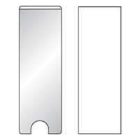 DJOIS Címketartó tok DJOIS öntapadós gerincjelölő betétlappal 25x75 mm 12 darabos