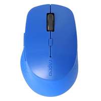 RAPOO Egér vezeték nélküli RAPOO M300 Bluetooth 2,4 GHz 6 gombos kék