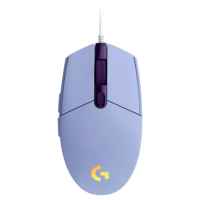LOGITECH Egér vezetékes LOGITECH G102 LightSync USB 6 gombos 8000 DPI lila